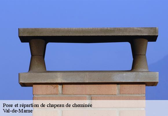Pose et répartion de chapeau de cheminée Val-de-Marne