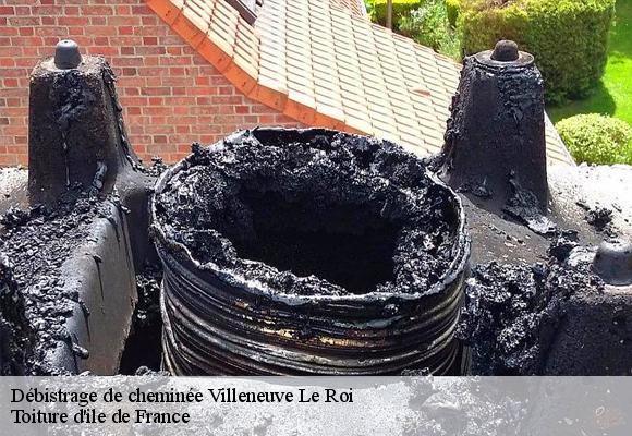 Débistrage de cheminée  villeneuve-le-roi-94290 Toiture d'ile de France